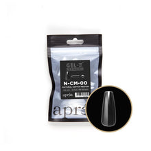 Load image into Gallery viewer, APRES GEL-X NATURAL COFFIN MEDIUM REFILL TIPS 2.0 #000-#9