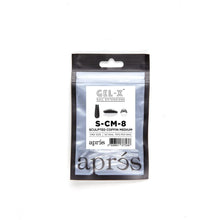 Load image into Gallery viewer, APRES GEL-X SCULPTED COFFIN MEDIUM REFILL TIPS 2.0 #00-#9