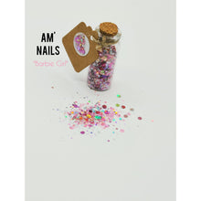 Load image into Gallery viewer, AM' NAILS GLITTER MIXES GLASS BOTTLE