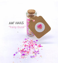 Load image into Gallery viewer, AM' NAILS GLITTER MIXES GLASS BOTTLE