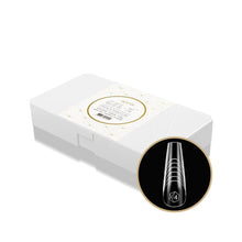 Load image into Gallery viewer, APRES GEL-X FRENCH MANICURE TIPS 330 PIECES - SCULPTED COFFIN LONG