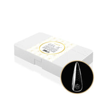 Load image into Gallery viewer, APRES GEL-X FRENCH MANICURE TIPS 330 PIECES - SCULPTED STILETTO LONG
