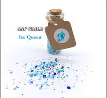 Load image into Gallery viewer, AM' NAILS GLITTER MIXES GLASS BOTTLE