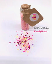 Load image into Gallery viewer, AM' NAILS GLITTER MIXES GLASS BOTTLE