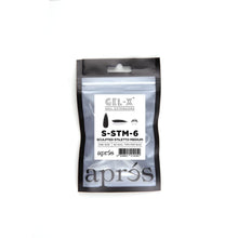 Load image into Gallery viewer, APRES GEL-X SCULPTED STILETTO MEDIUM REFILL TIPS #00-#9