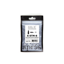 Load image into Gallery viewer, APRES GEL-X SCULPTED STILETTO MEDIUM REFILL TIPS #00-#9