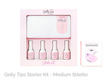 Load image into Gallery viewer, KIARASKY GELLY TIPS STARTER KIT - STILETTO MEDIUM
