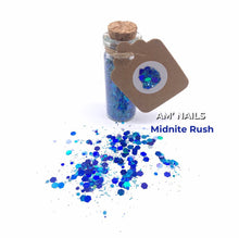 Load image into Gallery viewer, AM' NAILS GLITTER MIXES GLASS BOTTLE
