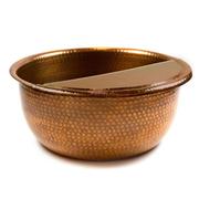 Load image into Gallery viewer, SIGNATURE FOOTREST - HAND HAMMERED COPPER