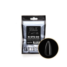 Load image into Gallery viewer, APRES GEL-X NATURAL STILETTO SHORT REFILL TIPS #00-#9