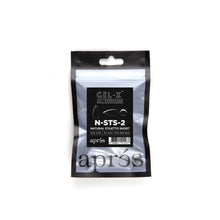 Load image into Gallery viewer, APRES GEL-X NATURAL STILETTO SHORT REFILL TIPS #00-#9