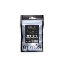 Load image into Gallery viewer, APRES GEL-X NATURAL STILETTO SHORT REFILL TIPS #00-#9