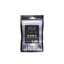Load image into Gallery viewer, APRES GEL-X NATURAL STILETTO SHORT REFILL TIPS #00-#9