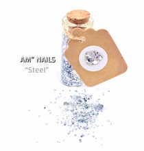 Load image into Gallery viewer, AM' NAILS GLITTER MIXES GLASS BOTTLE