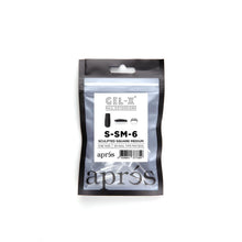 Load image into Gallery viewer, APRES GEL-X SCULPTED SQUARE MEDIUM REFILL TIPS #000-#9