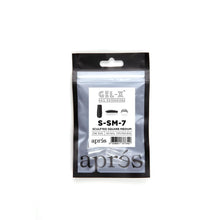Load image into Gallery viewer, APRES GEL-X SCULPTED SQUARE MEDIUM REFILL TIPS #000-#9