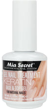 Cargar imagen en el visor de la galería, MIA SECRET KERATIN BASE AND TOP GEL FOR NATURAL NAILS