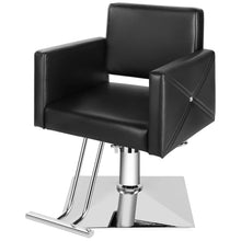 Load image into Gallery viewer, STYLING CHAIR SQUARE BASE BLACK
