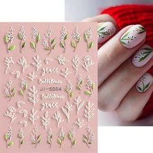 Cargar imagen en el visor de la galería, BE FLOWER NAIL ART STICKER 5D NAIL
