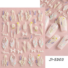 Cargar imagen en el visor de la galería, BE FLOWER NAIL ART STICKER 5D NAIL
