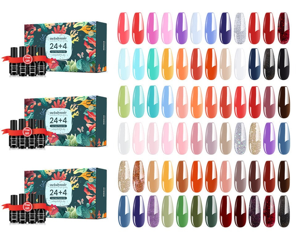 MELODYSUSIE GEL POLISH SET 24+4 KIT