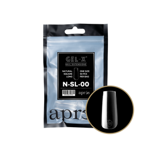 APRES GEL-X EXTENSION REFILL NATURAL SQUARE LONG 2.0 #000-9