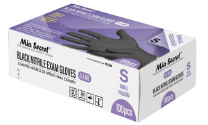 MIA SECRET BLACK NITRILE GLOVES