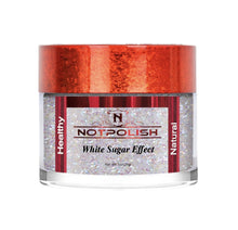 Load image into Gallery viewer, NOTPOLISH WHITE GLITTER SUGAR EFFECT 2OZ
