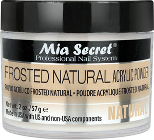 MIA SECRET ACRYLIC POWDER FROSTED NATURAL
