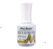 Cargar imagen en el visor de la galería, MIA SECRET GELUX GEL POLISH - GOLD DUST GP-234
