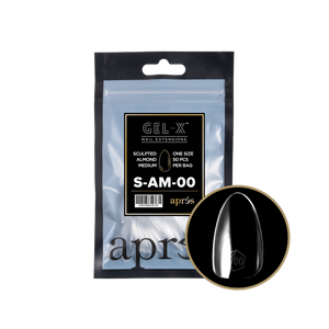 APRES SCULPTED ALMOND MEDIUM REFILL NAILS 2.0 - #000-#9