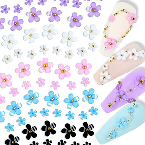 BE 3D FLOWERS WITH BEADS