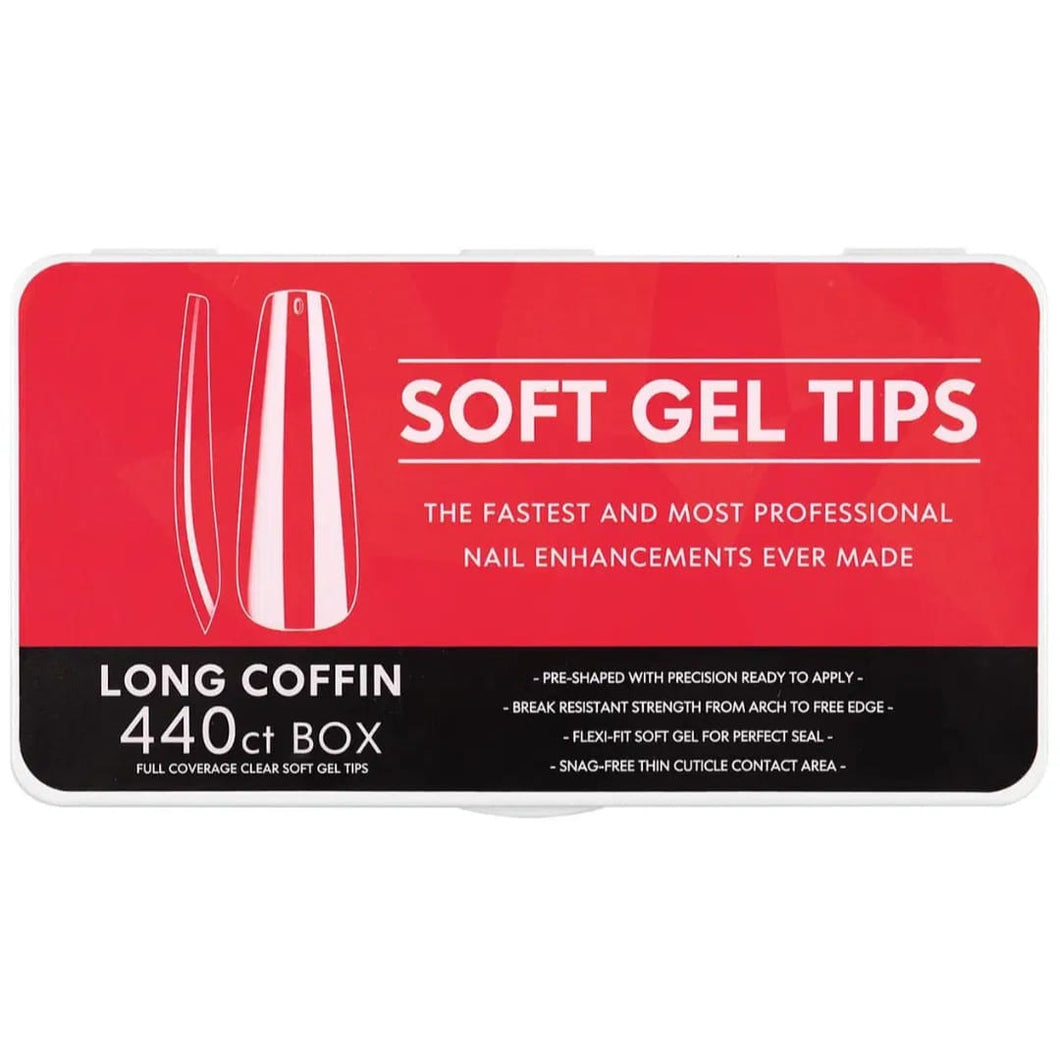 BE SOFT GEL TIPS 440 PIECE