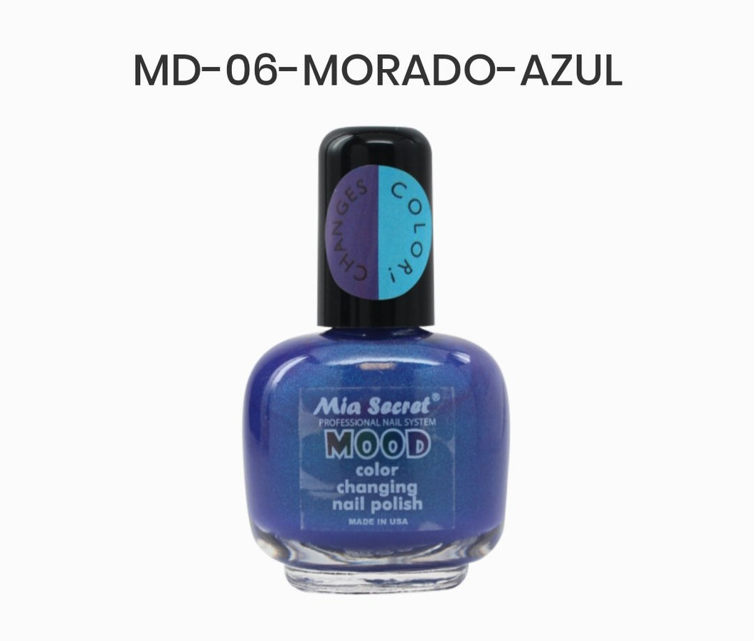 MIA SECRET MOOD POLISH MORADO AZUL