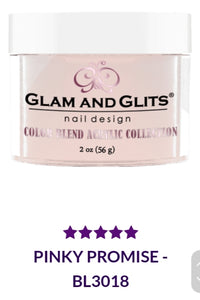 GLAM AND GLITS COLOR BLEND COLLECTION VOL.1 - BL3018 - 2 oz - PINKY PROMISE