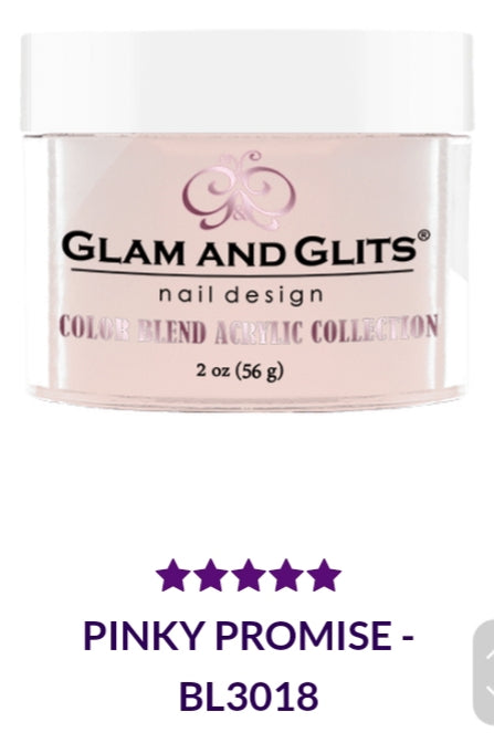 GLAM AND GLITS COLOR BLEND COLLECTION VOL.1 - BL3018 - 2 oz - PINKY PROMISE