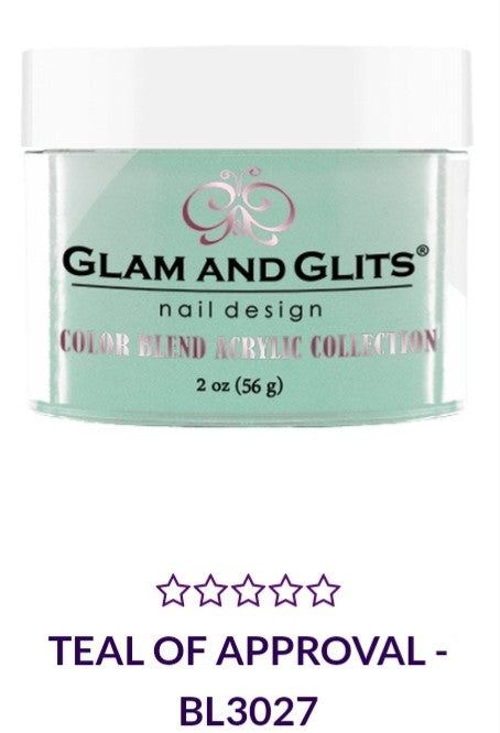 GLAM AND GLITS COLOR BLEND COLLECTION VOL.1 - BL3027 - 2 oz - TEAL OF APROVAL