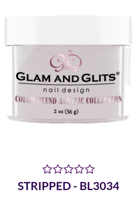 GLAM AND GLITS COLOR BLEND COLLECTION VOL.1 - BL3034 - 2 oz - STRIPPED