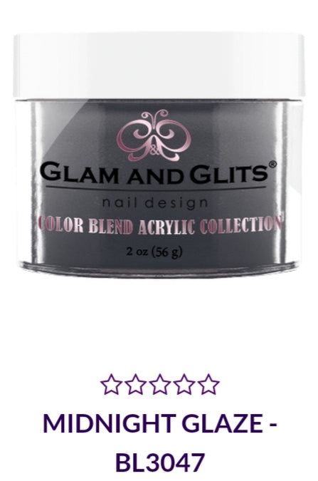 GLAM AND GLITS COLOR BLEND COLLECTION VOL.1 - BL3047 - 2 oz - MIDNIGHT GLAZE