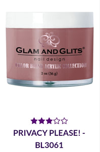 GLAM AND GLITS COLOR BLEND COLLECTION VOL.2 - BL3061 - 2 oz - PRIVACY PLEASE