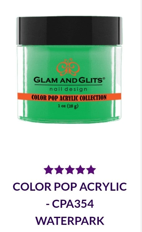 GLAM AND GLITS COLOR POP COLLECTIONS - CPA354 - 1 oz - WATER PARK