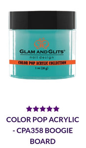 GLAM AND GLITS COLOR POP COLLECTIONS - CPA358 - 1 oz - BOOGIE BOARD