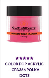 GLAM AND GLITS COLOR POP COLLECTIONS - CPA366 - 1 oz - POLKA DOTS