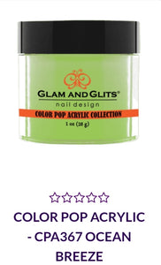 GLAM AND GLITS COLOR POP COLLECTIONS - CPA367 - 1 oz - OCEAN BREEZ