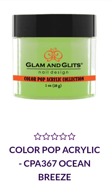 GLAM AND GLITS COLOR POP COLLECTIONS - CPA367 - 1 oz - OCEAN BREEZ