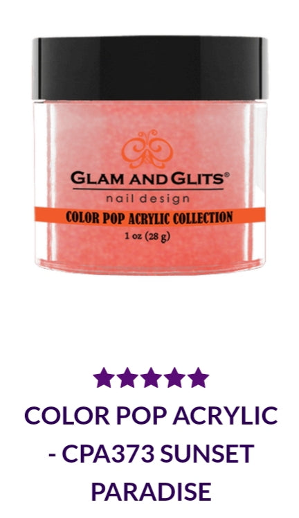 GLAM AND GLITS COLOR POP COLLECTIONS - CPA373 - 1 oz - SUNSET PARADISE
