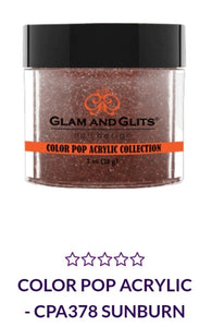 GLAM AND GLITS COLOR POP COLLECTIONS - CPA378 - 1 oz - SUNBURN