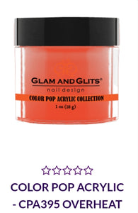 GLAM AND GLITS COLOR POP COLLECTIONS - CPA395 - 1 oz - OVERHEAT