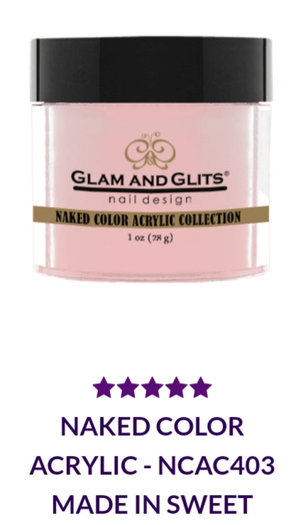 GLAM AND GLITS NAKED COLLECTIONS - NCA403 - 1 oz - MADE IN SWEET