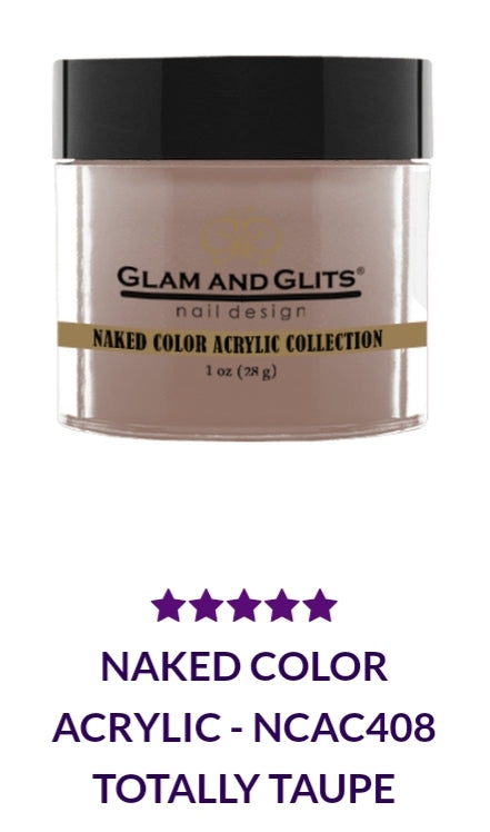 GLAM AND GLITS NAKED COLLECTIONS - NCA408 - 1 oz - TOTALLY TAUPE
